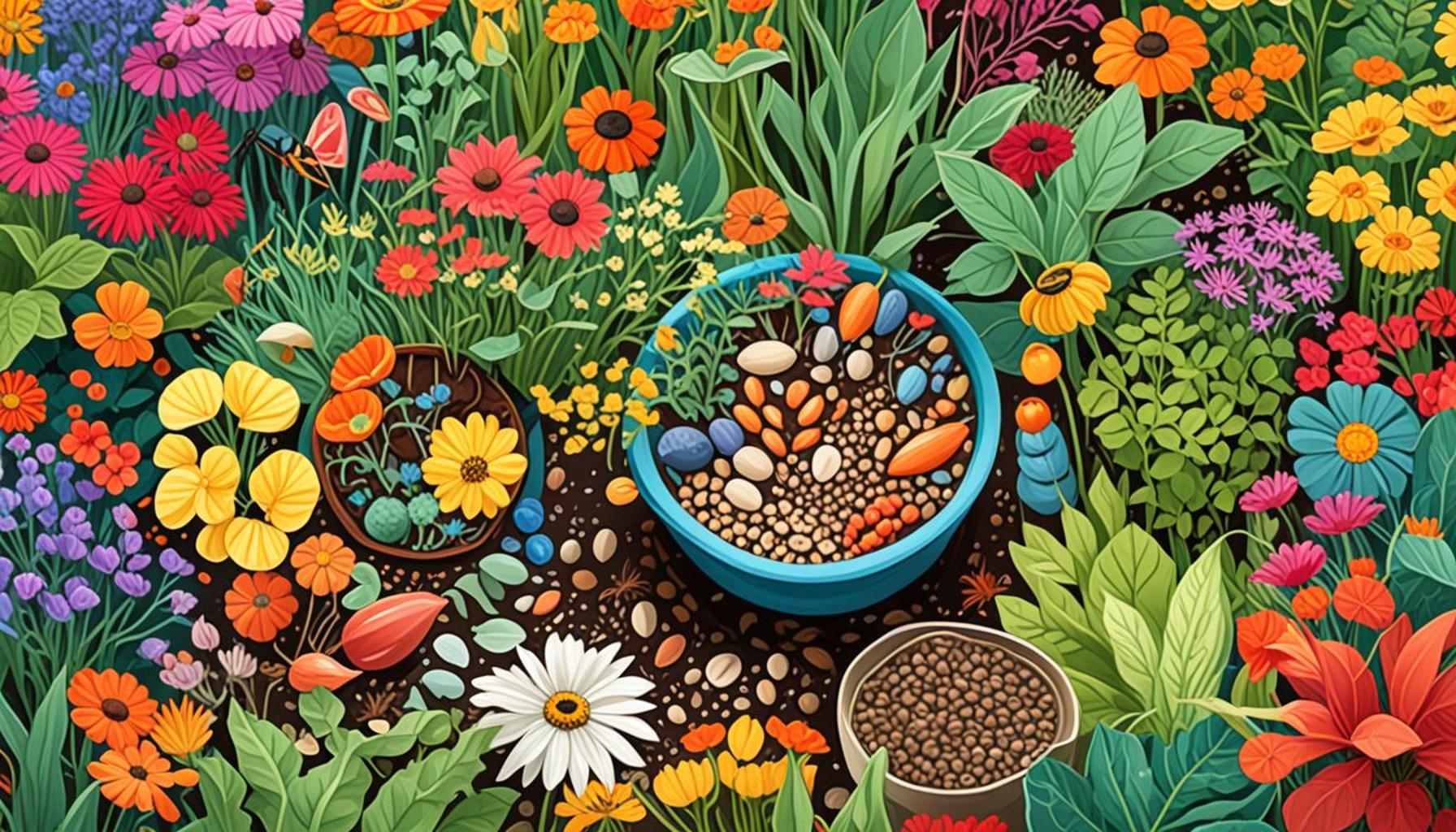 How Seed Selection Can Influence Biodiversity in Small Gardens