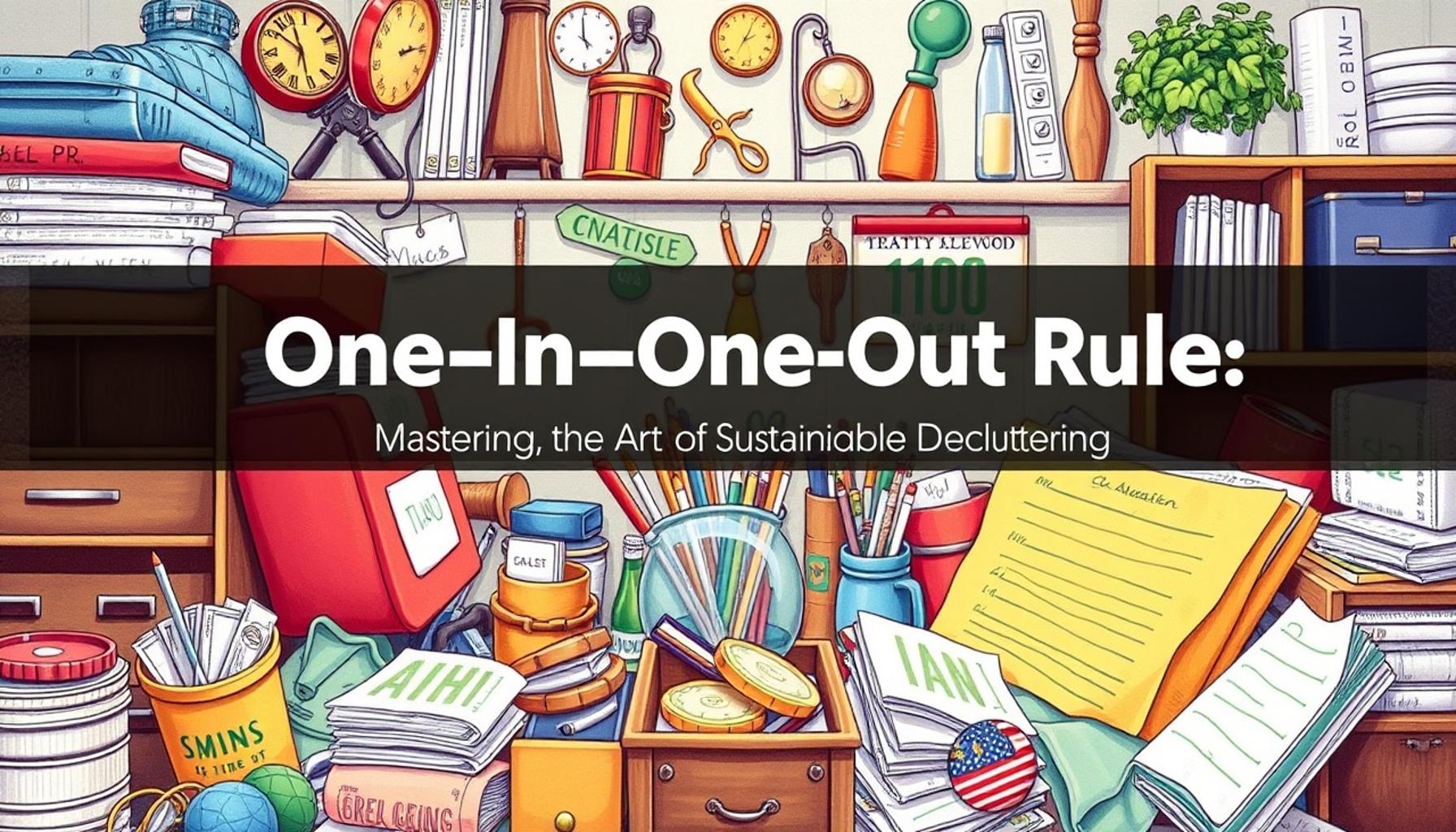 The One-In-One-Out Rule: Mastering the Art of Sustainable Decluttering