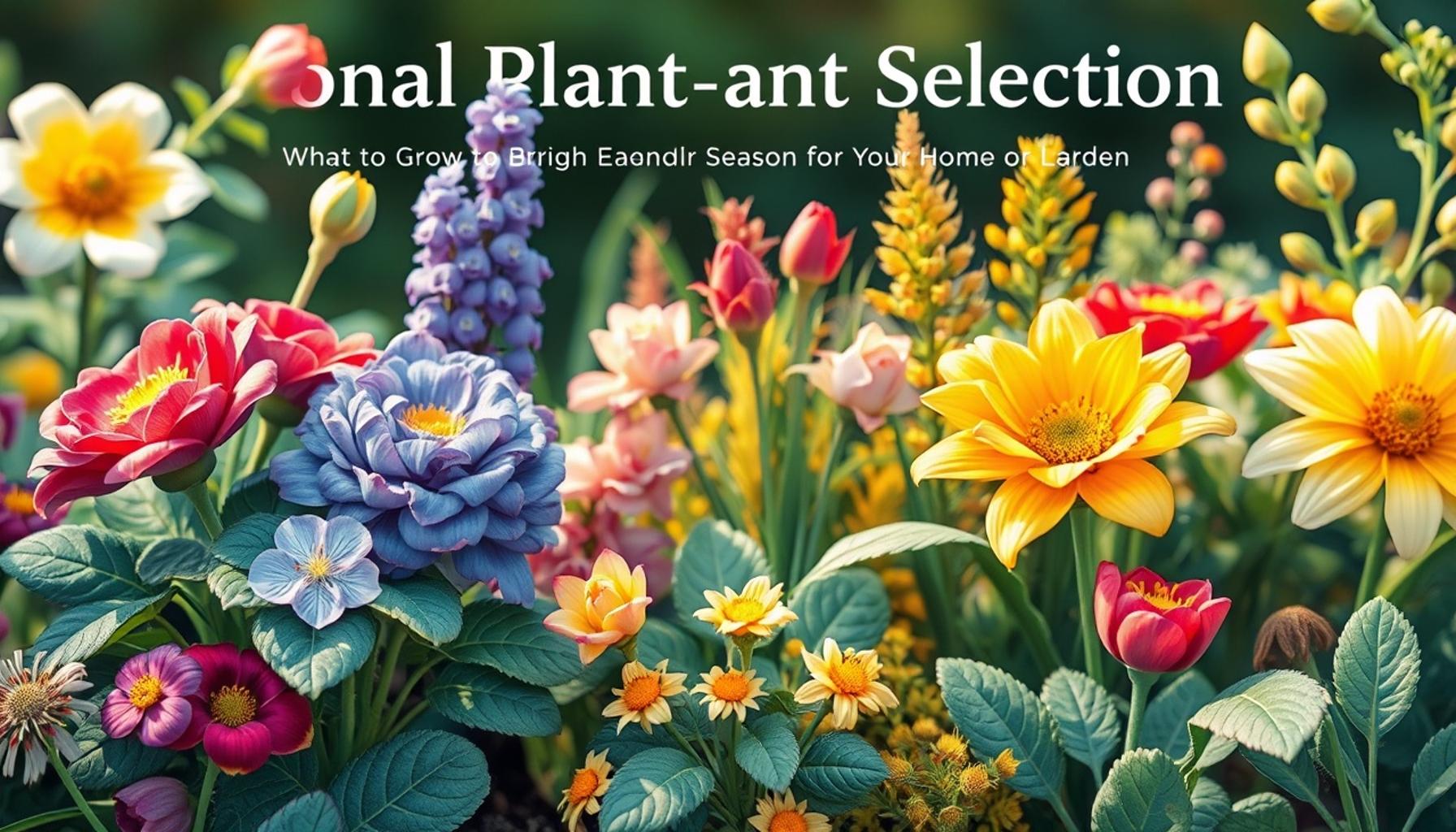 Seasonal Plant Selection: What to Grow in Each Season for Your Home Garden