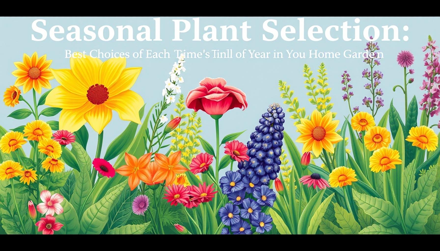 Seasonal Plant Selection: Best Choices for Each Time of Year in Your Home Garden